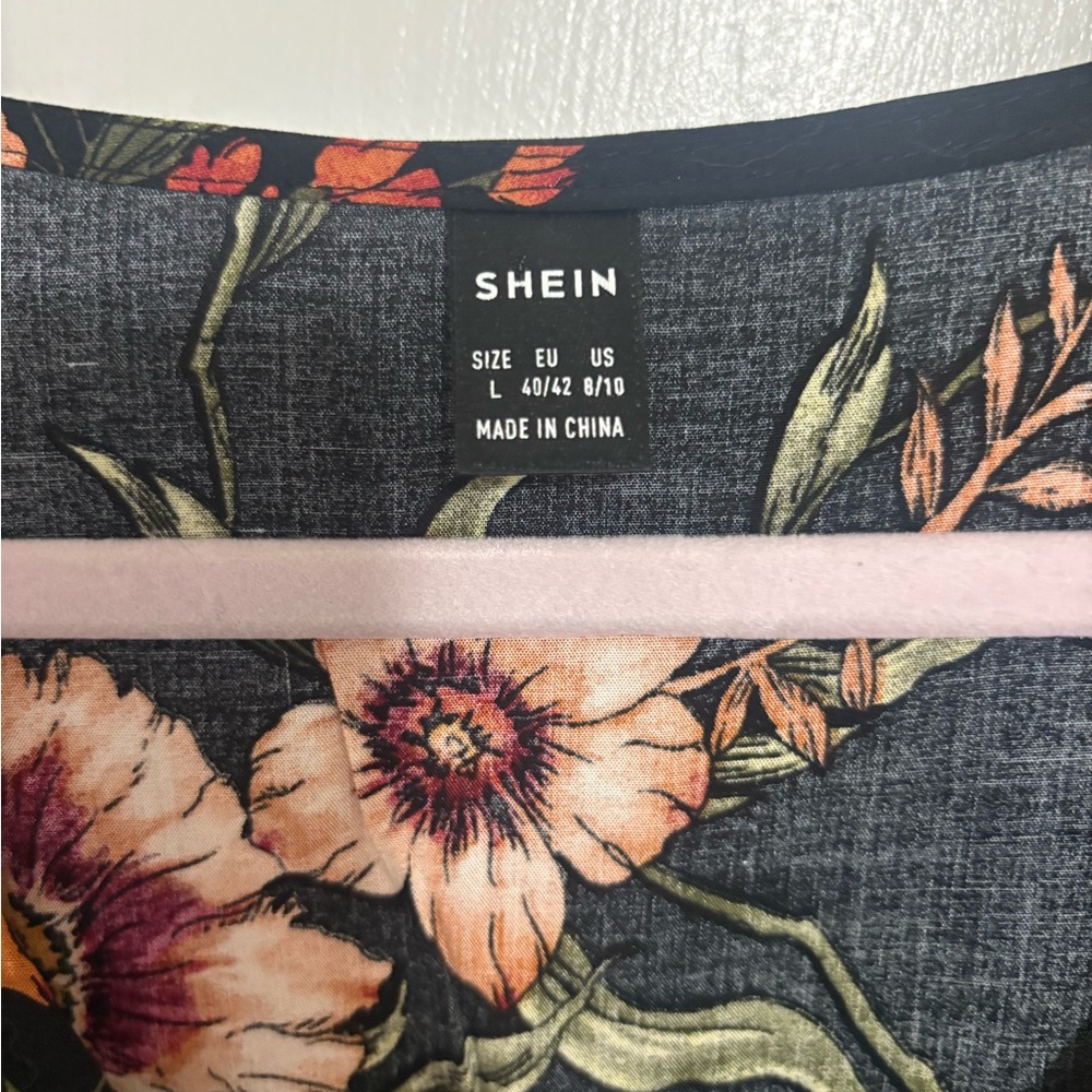 SHEIN Black Floral Maxi Dress - Picture 3 of 5